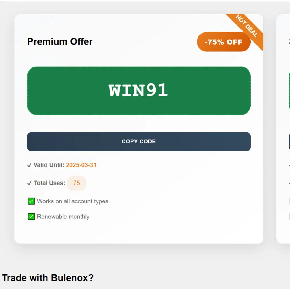 Copying discount code WIN91